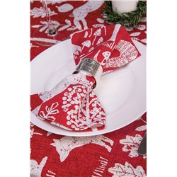 Дорожка на стол из рогожки 145x45 Happy Fox Home