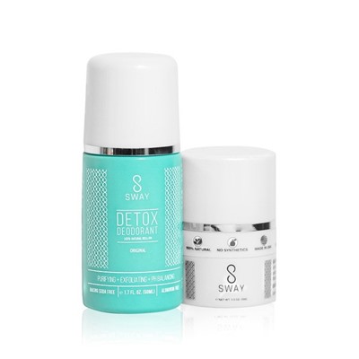 Sway Natural Detox Deodorant & Dusting Powder 2-Piece Set - Original