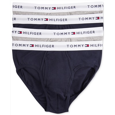 Tommy Hilfiger Men's Underwear, Cotton Brief 4-Pack - 09TF001