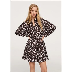 Vestido estampado floral -  Mujer | MANGO OUTLET España