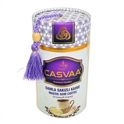 Кофе "Casvaa" 250 гр DAMLA SAKIZLI с ароматом мастики (банка) 1/12