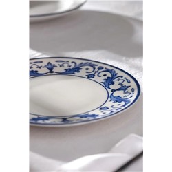 Reve Bleu Nuit Pasta Tabağı - 10 cm - Mavi/Beyaz