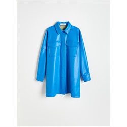 Hemdjacke aus Kunstleder