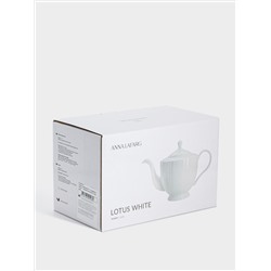 Чайник заварочный, 1,1 л, фарфор F, белый, Lotus white