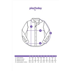 Рубашка PLAYTODAY, 1023295