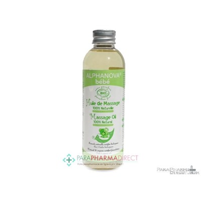 Alphanova Bébé Huile de Massage BIO 100ml