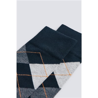 Calcetín rombos