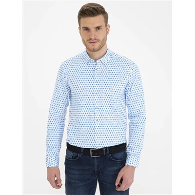 Saks Slim Fit Uzun Kollu Gömlek