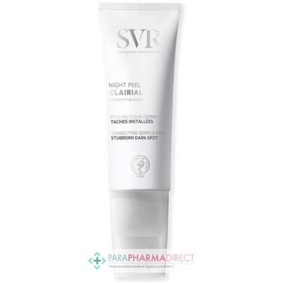 SVR CLAIRIAL NIGHT PEEL - Peeling Doux Correcteur, Tâches Installées 50 ml