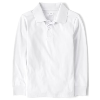 The Children’s Place  Boys Uniform Soft Jersey Polo - Nautico