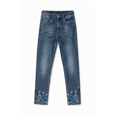 Pantalón vaquero skinny tobillero