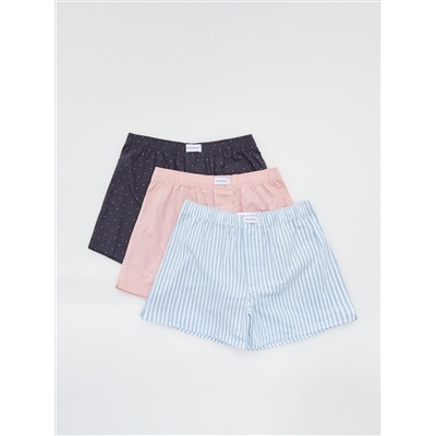 Locker gewebte Boxershorts, 3er-Pack