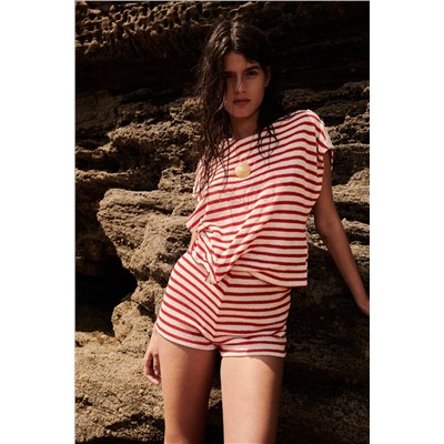 STRIPED RUSTIC T-SHIRT