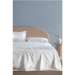 Chantal King Size %100 Pamuk Yatak Örtüsü - Beyaz