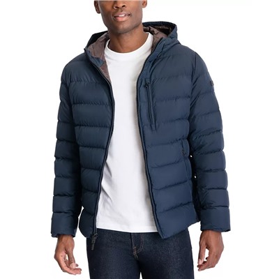 MICHAEL KORS Men's Hooded Puffer Jacket, Created For Macy's