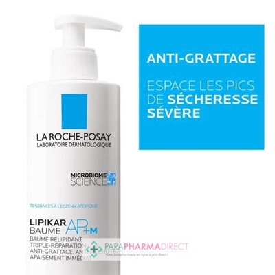 La Roche Posay Lipikar Baume AP+M - Baume Relipidant Triple-Réparation 400ml
