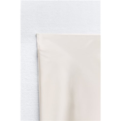 SATIN MIDI SKIRT