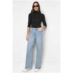RIBBED MOCK NECK BODYSUIT