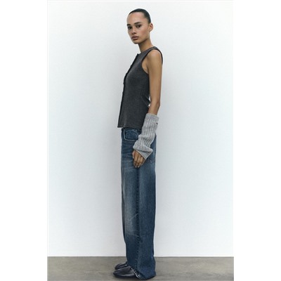RELAXED OVERSIZE TAPERED HIGH-WAIST JEANS