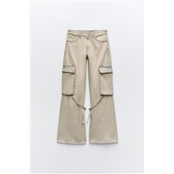 TRF CARGO MID-RISE JEANS