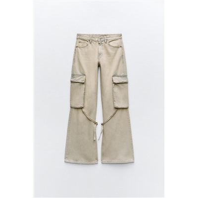 TRF CARGO MID-RISE JEANS