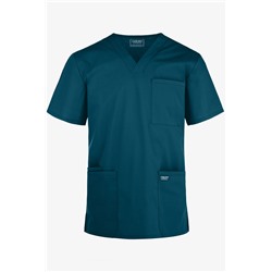 Cherokee Workwear Professionals Men's 4-Pocket STRETCH V-Neck Scrub Top