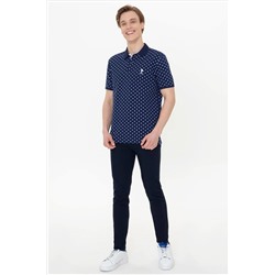 Erkek Lacivert Polo Yaka Tişört
