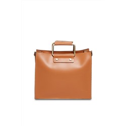 Bolso de piel Gari Camel