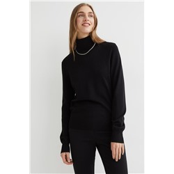 Feinstrick-Rollkragenpullover