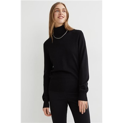 Feinstrick-Rollkragenpullover