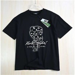 Повседневная хлопковая футболка KARL LAGERFEL*D ОРИГИНАЛ!
