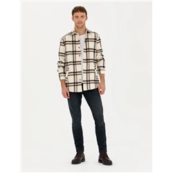Haki Comfort Fit Gömlek Ceket