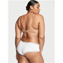 THE LACIE Lace Waist Cotton Cheeky Panty