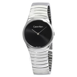 CALVIN KLEINWhirl Black Dial Stainless Steel Ladies Watch