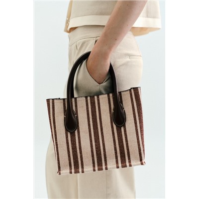 BOLSO CANVAS ESTAMPADO RAYAS