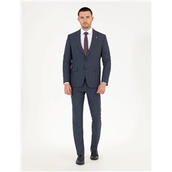 İndigo Slim Fit Takım Elbise