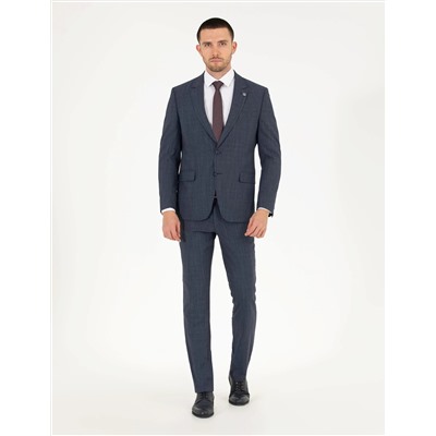 İndigo Slim Fit Takım Elbise