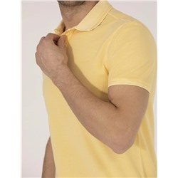 Açık Sarı Slim Fit Polo Yaka Tişört