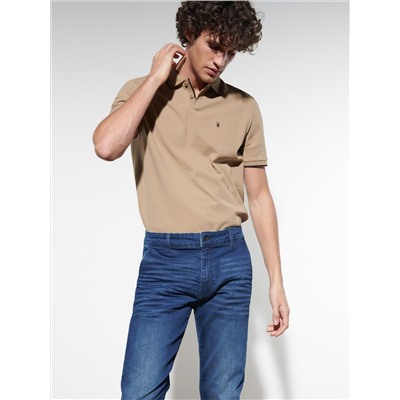 Jeans im Slim-Fit mit Wascheffekt