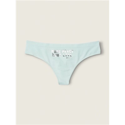Seamless High-Leg Thong Panty