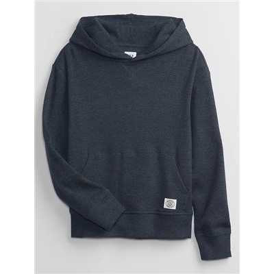 Kids Waffle-Knit Hoodie