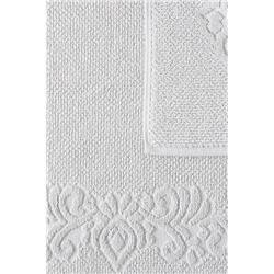 Norice %100 Pamuk Ayak Havlusu - Gri - 50x70 cm
