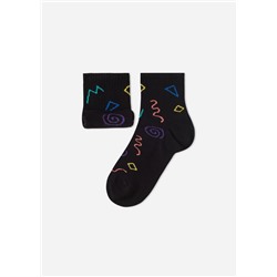 Kurze Socken mit Allover-Muster für Kinder