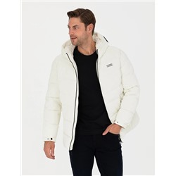 Ekru Slim Fit Mont