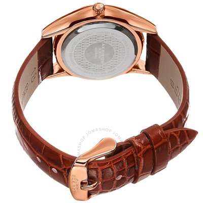 Akribos Xxiv  Lumin Quartz Silver Dial Ladies Watch