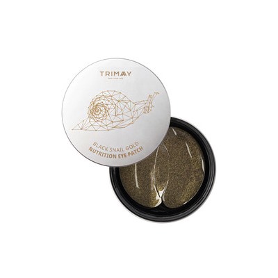 Black Snail Gold Nutrition Eye Patch, Питательные патчи для век с муцином черной улитки и коллоидным золотом