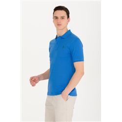 Erkek Saks Basic Polo Yaka Tişört