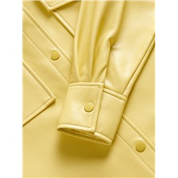 Hemdjacke aus Kunstleder
