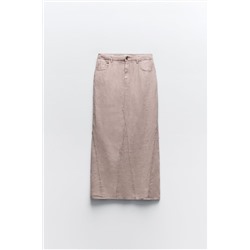 LONG LINEN SKIRT