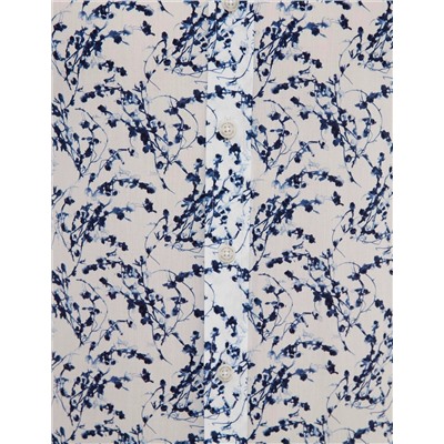 Lacivert Slim Fit Uzun Kollu Gömlek